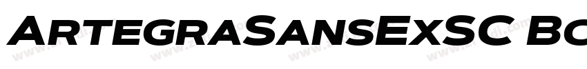 ArtegraSansExSC Bold字体转换